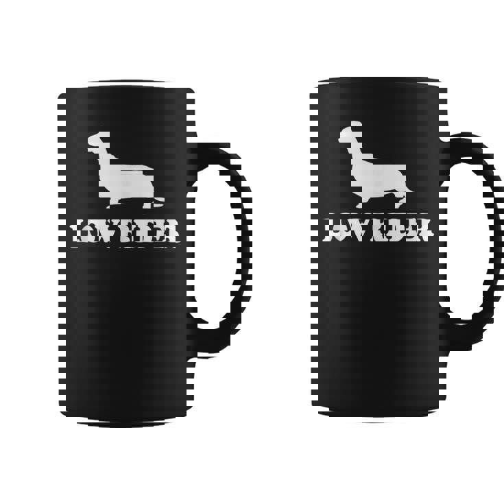 Dog Lover Low Rider Dachshund Tank Top Graphic Print Coffee Mug