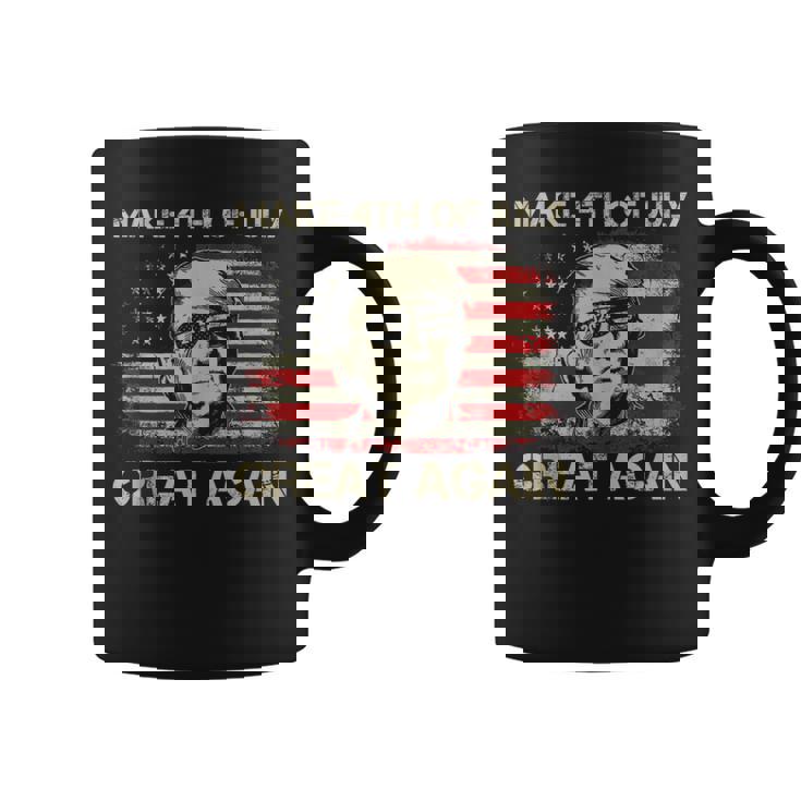 Donald Trump 2024 Make 4Th Of July Great Again American Flag Coffee Mug