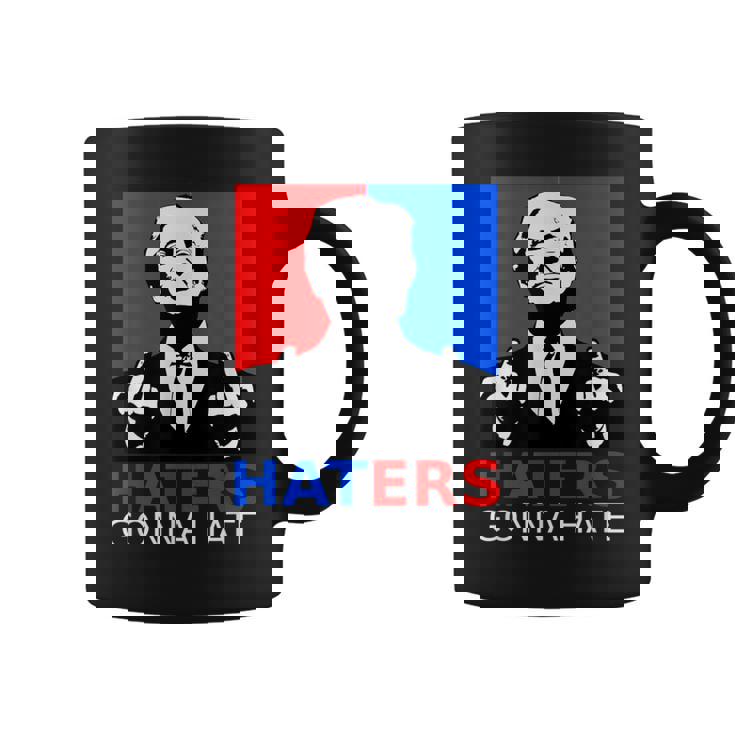 Donald Trump Dedo Medio Arte De La Sátira Trump Regalo Taza de café