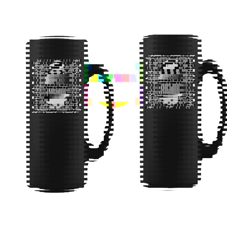 Donna Divertente Regalo Di Sheldon Tv Test Pattern Colore Geek Con Collo A Tazze
