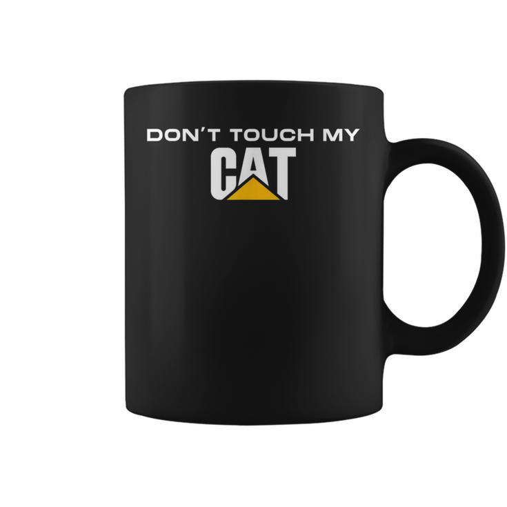 Dont Touch My Cat Machinist Driver Fan Digger Caterpillar Tassen