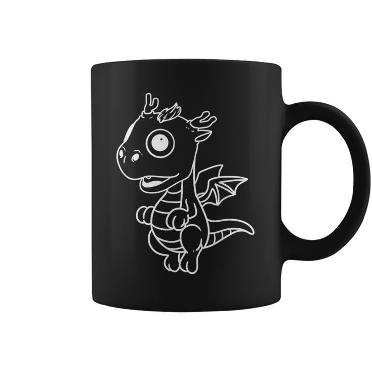 Dragón Para Niños De Cuento De Hadas Taza de café