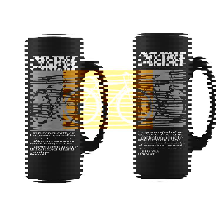 Drôleélo Cyclopathe Faire Duélo Cycliste Tasse