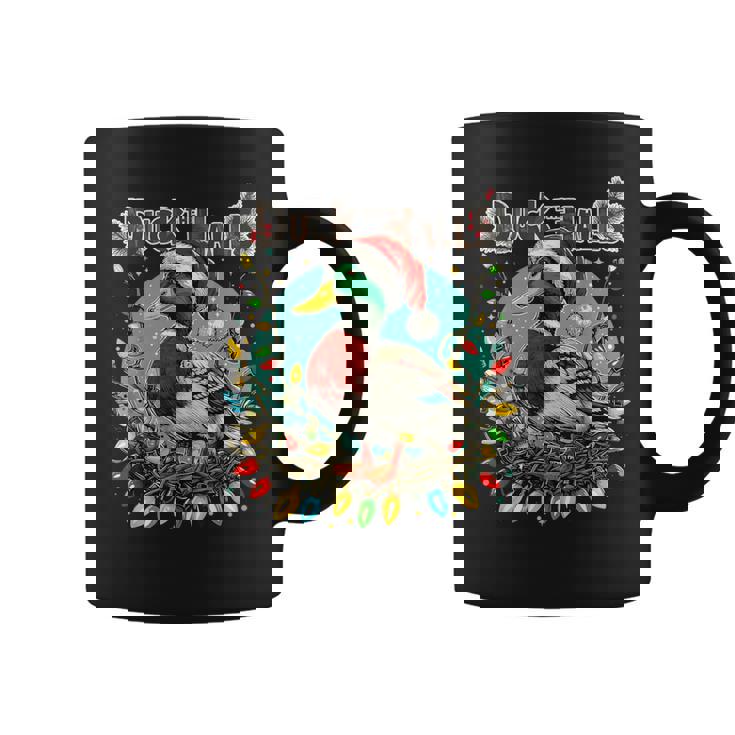 Duck The Halls Christmas Mallard Xmas Hunting Duck Men Coffee Mug
