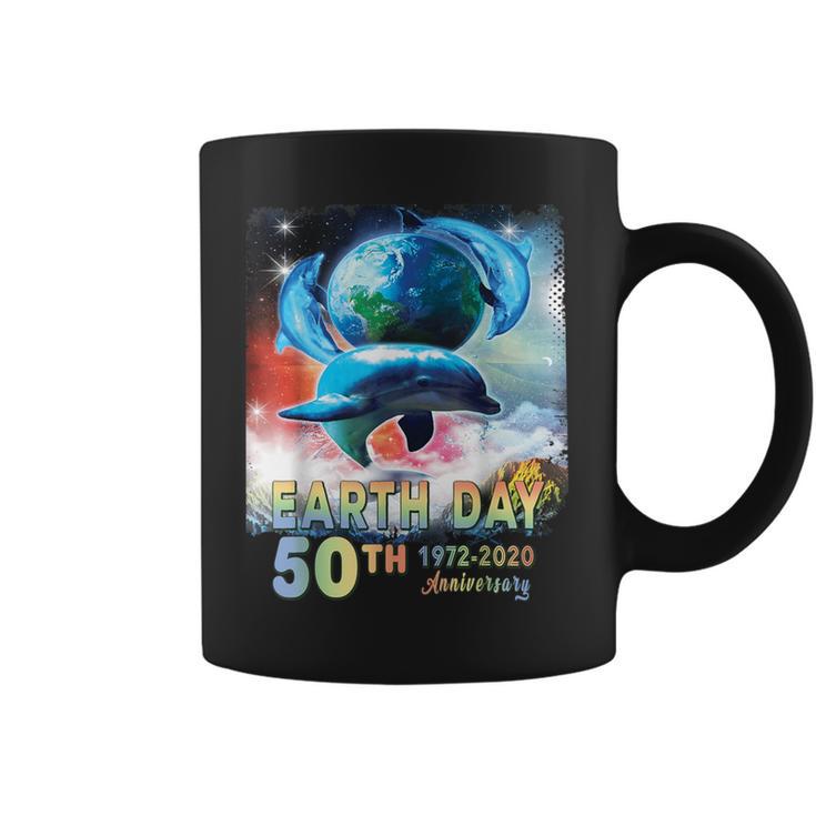 Earth Day 50Th Anniversary Save The Dolphins Retro Womens Coffee Mug Earth Day 50Th Anniversary Save The Dolphins Retro Womens Coffee Mug