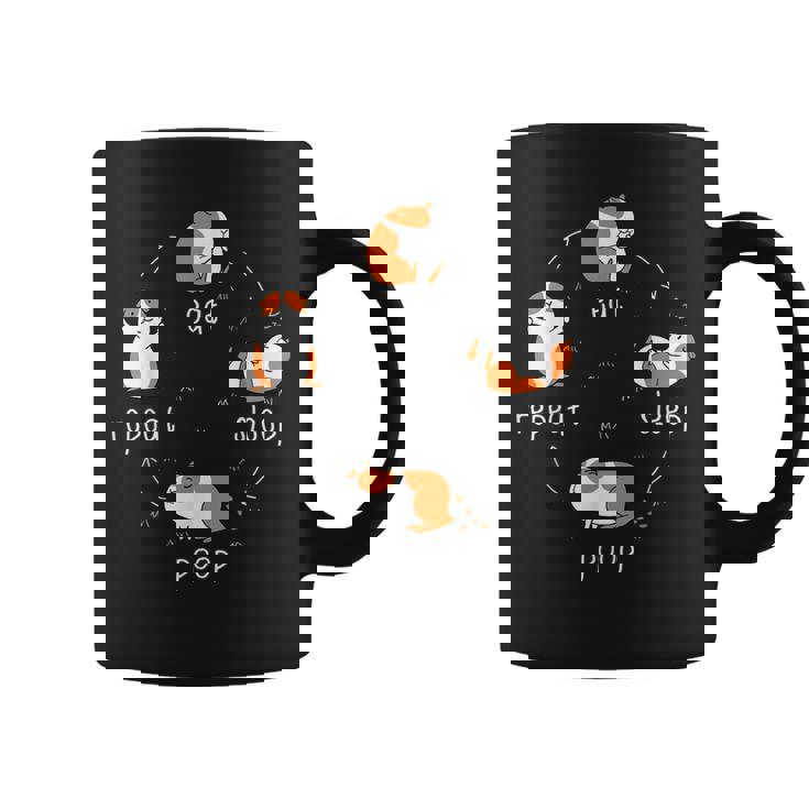 Eat Sleep Poop Repeat – Cavy Lover Cochon D'inde Rongeur Tasse