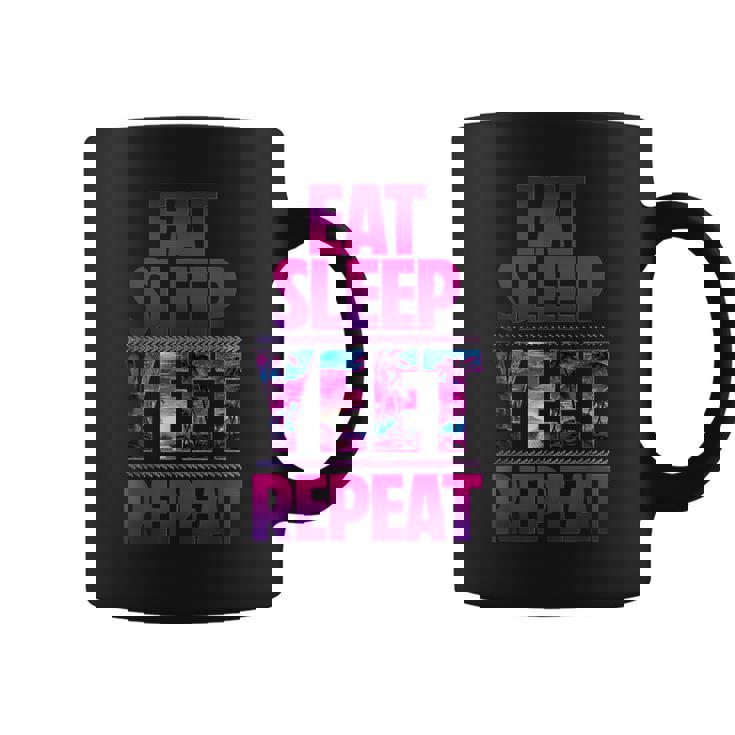 Eat Sleep Yeet Repeat Vintage Yeet Apparel Coffee Mug