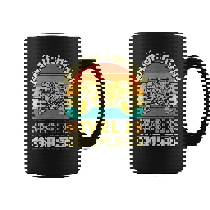 Edición Limitada Nivel 15 Completo Gamer Cumpleaños 15 Años Taza de café