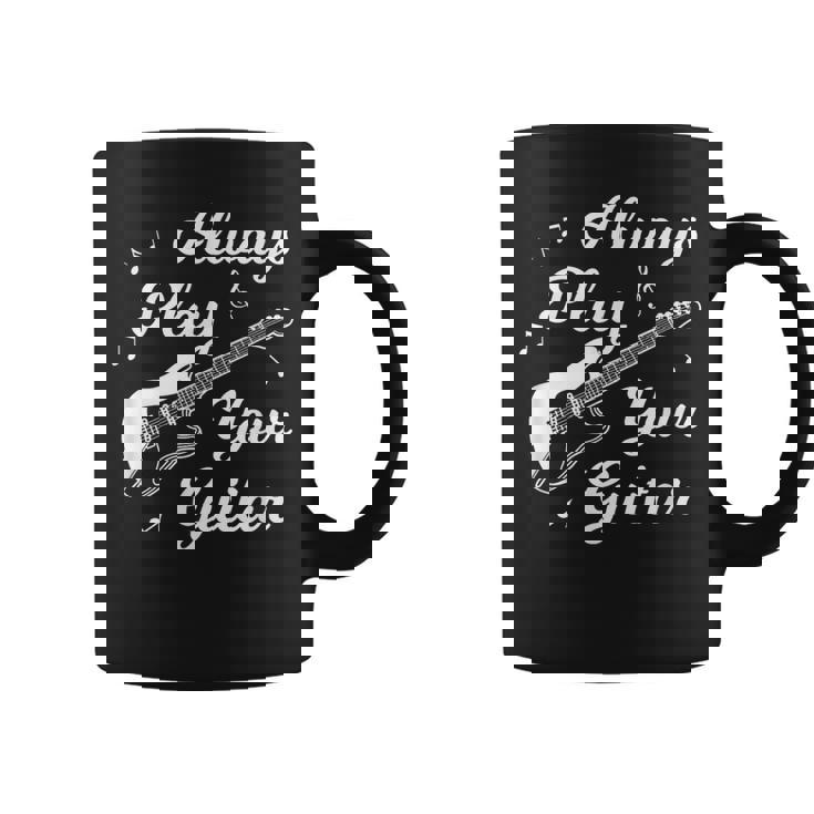 El Guitarrista Que Dice Que La Guitarra Eléctrica Taza de café