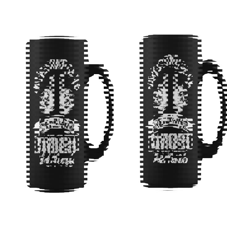 El Mejor Camionero Del Mundo Regalo Cumpleaños Camionero Taza de café