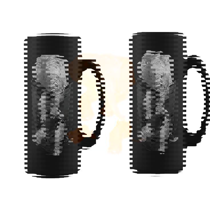 Elephant Pocket Ripper Pocket Elephant Lover Gift Halloween Graphic Print Coffee Mug