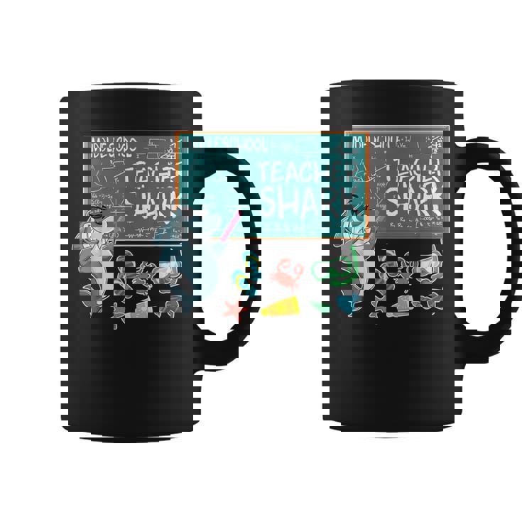 Emotion Face Middle School Teacher Shark Teaching Coffee Mug