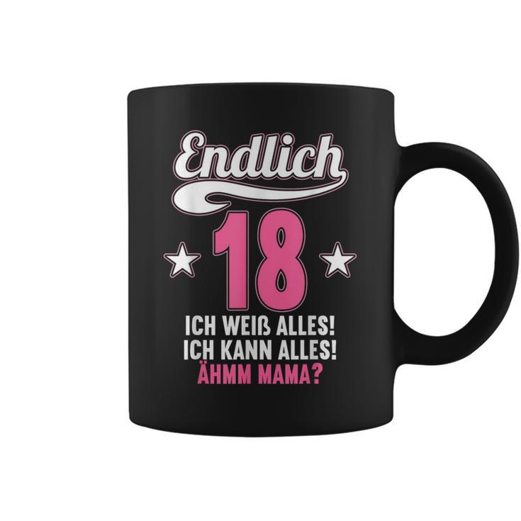 Endlich 18 Ich Weiß Alles Kann Alles Ahm Mama Tassen