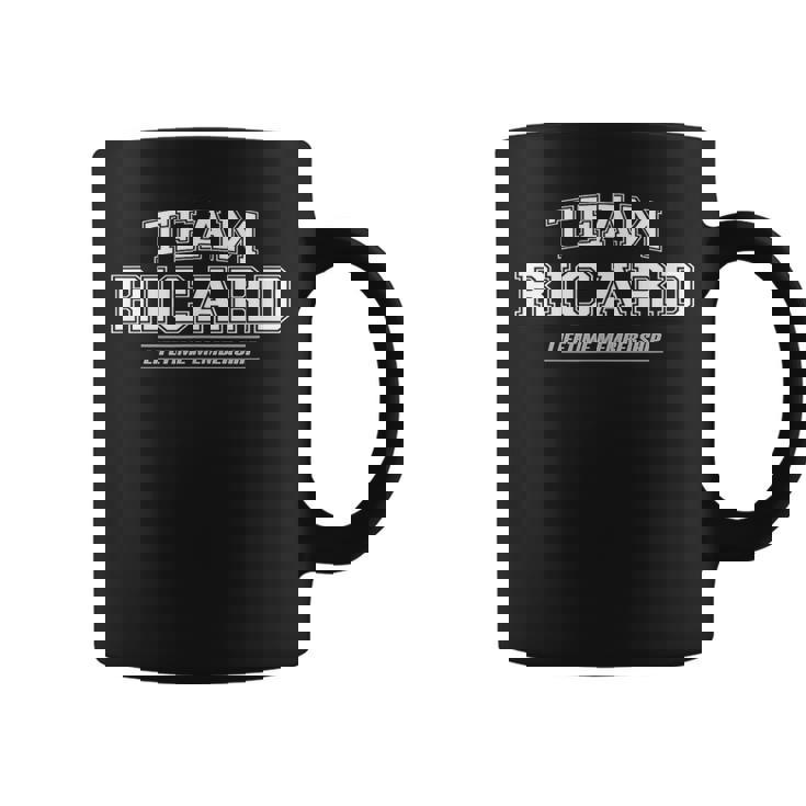 Équipe Ricard Nom De Famille Fier Cadeau De Nom De Famille Tasse