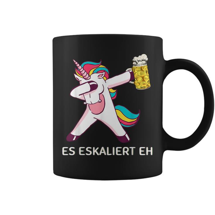 Es Escaliert Eh Dabbing Unicorn With Beer Unicorn & Beer Tassen