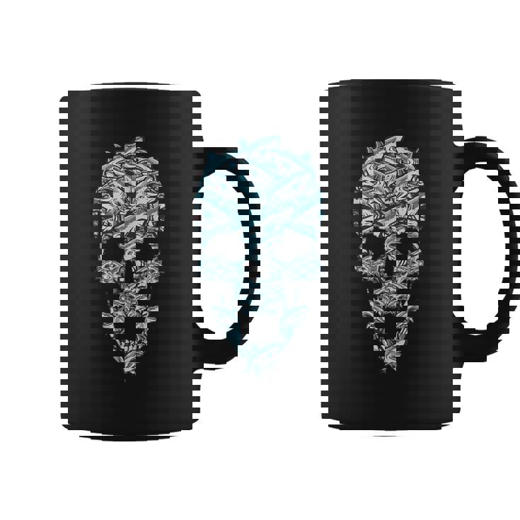 Esqueleto Con Tiburón Esqueleto Con Tiburón Taza de café