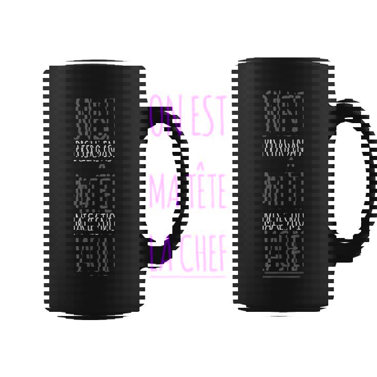 On Est Plusieurs Dans Ma Tête Drôle Humoristique Citation Tasse