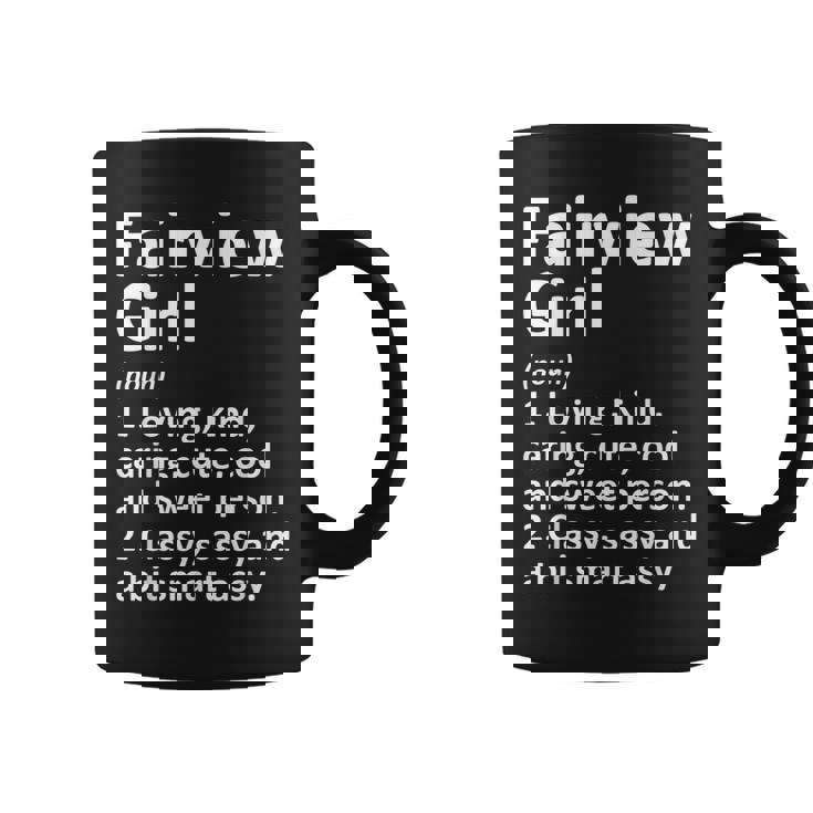 Fairview Girl Tx Texas Cadeau Amusant Pour Fille Tasse