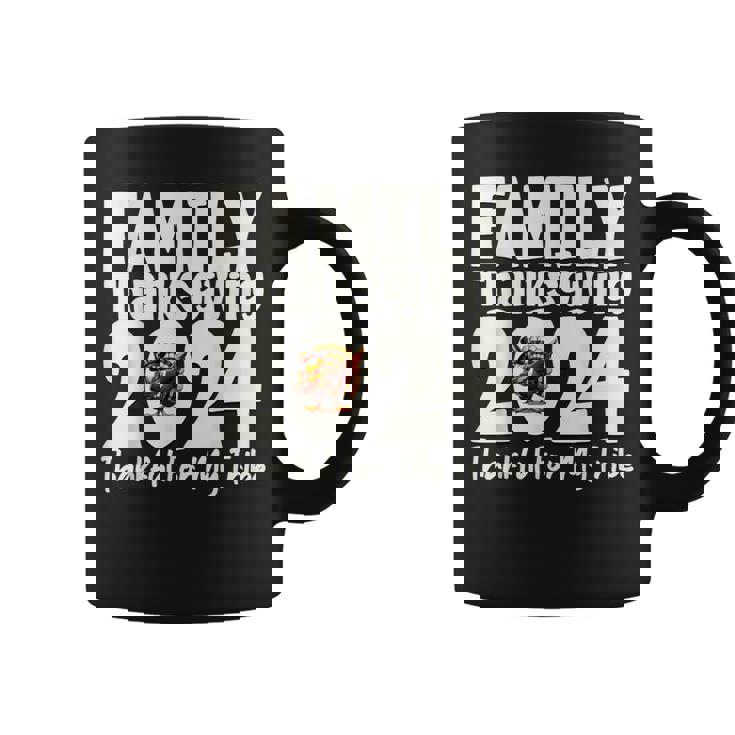 Family Thanksgiving 2024 Crew Dabbing Turkey Group Matching Coffee Mug