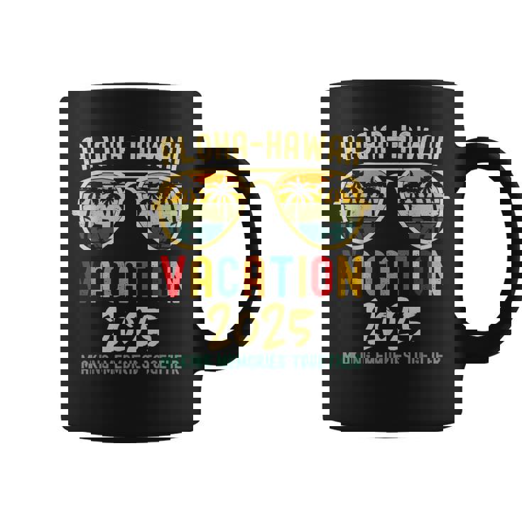 Family Vacation 2025 Aloha Hawaii Hawaiian Summer Matching Coffee Mug