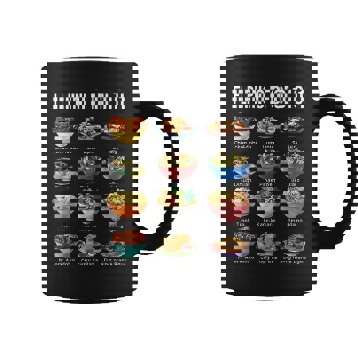 Filipino Food 101 Popular Pinoy Food Cool Filipino Coffee Mug
