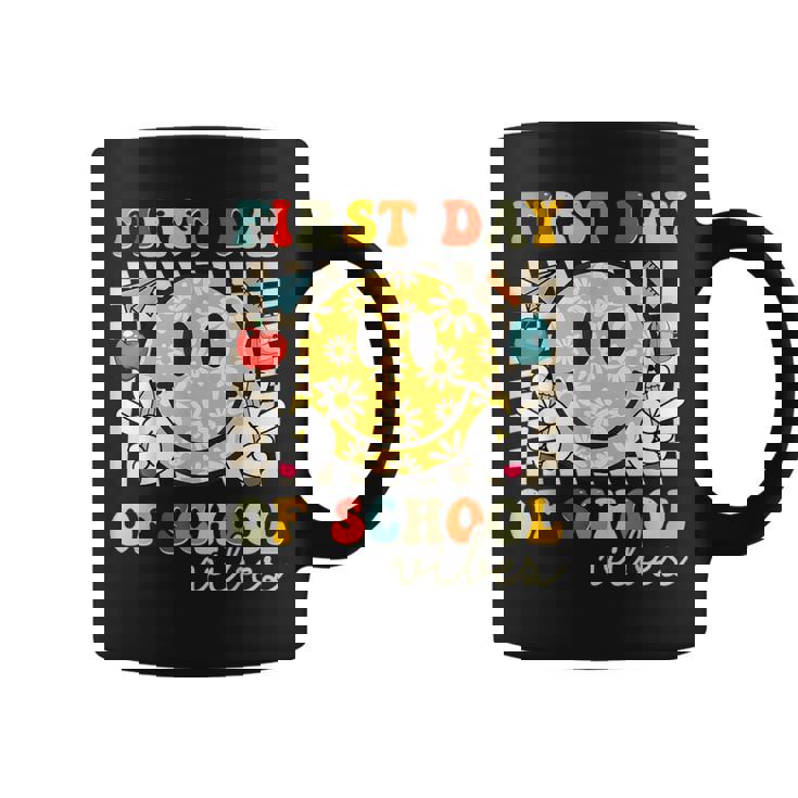 First Day Of School Vibes Back To School Teachers Students Coffee Mug