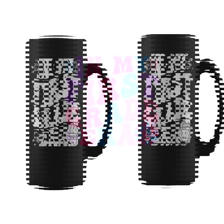 In My First Grade Era Back To School Retro Groovy 1St Grade Coffee Mug