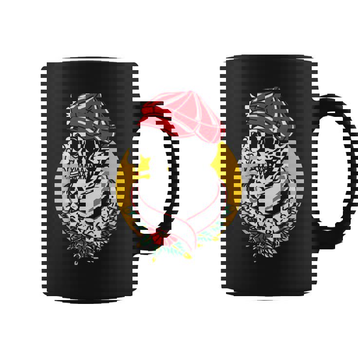 Flash De Tatuaje Tradicional Entintado Adicto A La Tinta De Clase Trabajadora Taza de café