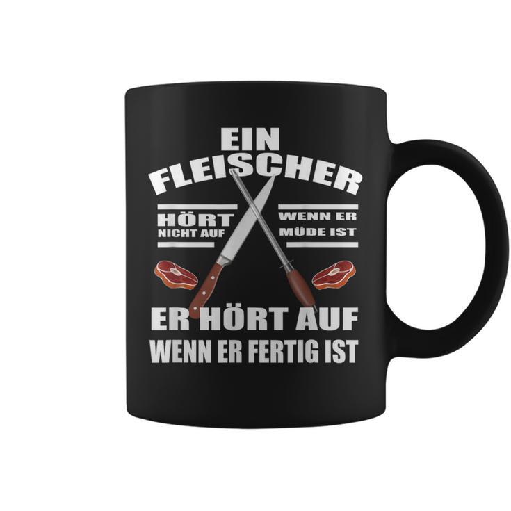 Fleischer Fleischerei Butcher Meister Tassen