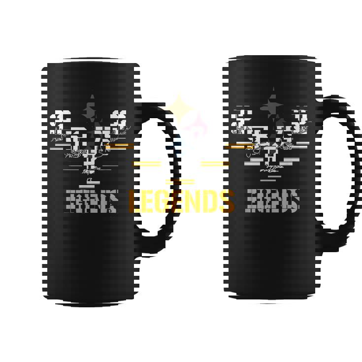 Football Vintage Pittsburgh Legends Signatures Coffee Mug