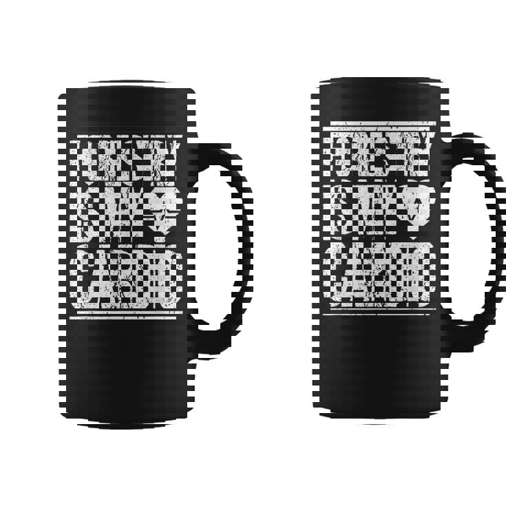 Forestry Worker Woodworker Cardio Forestry Worker Coffee Mug