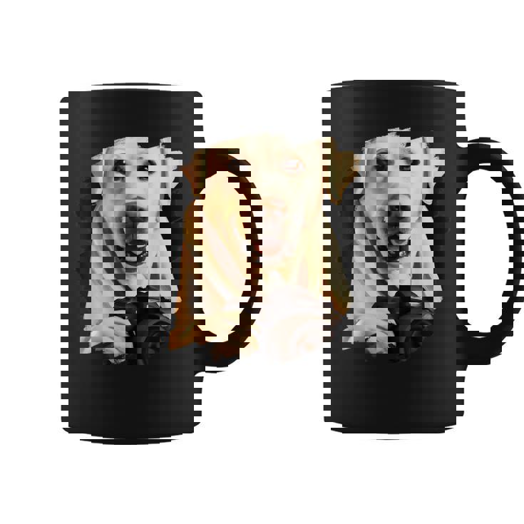 Fotografía Fotográfica Con Cámara De Fotos De Perro Labrador Retriever Taza de café