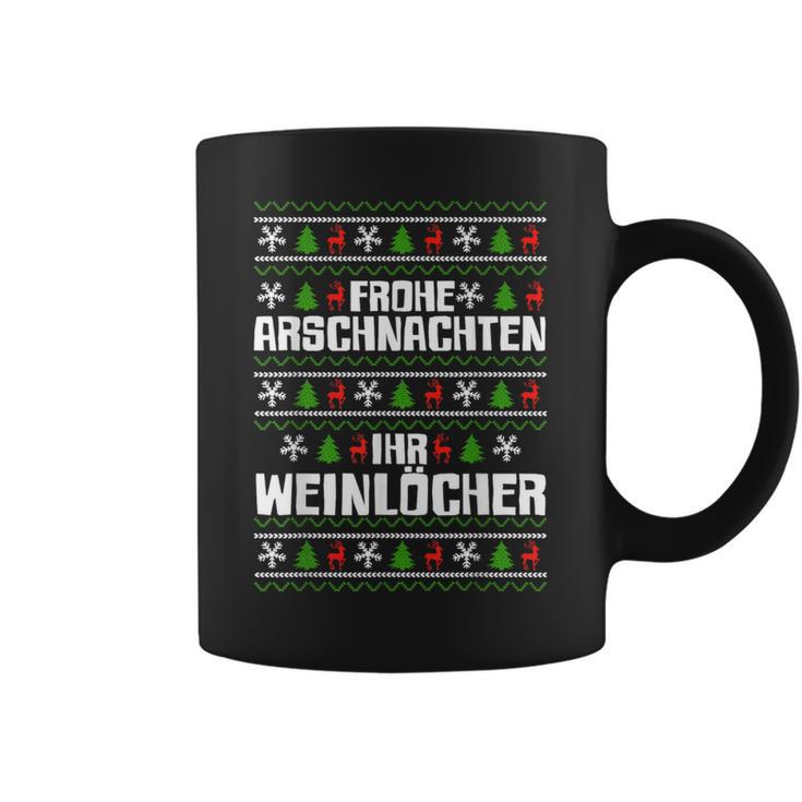 Frohe Arschnachten Ihr Weinlöcher Costume Tassen