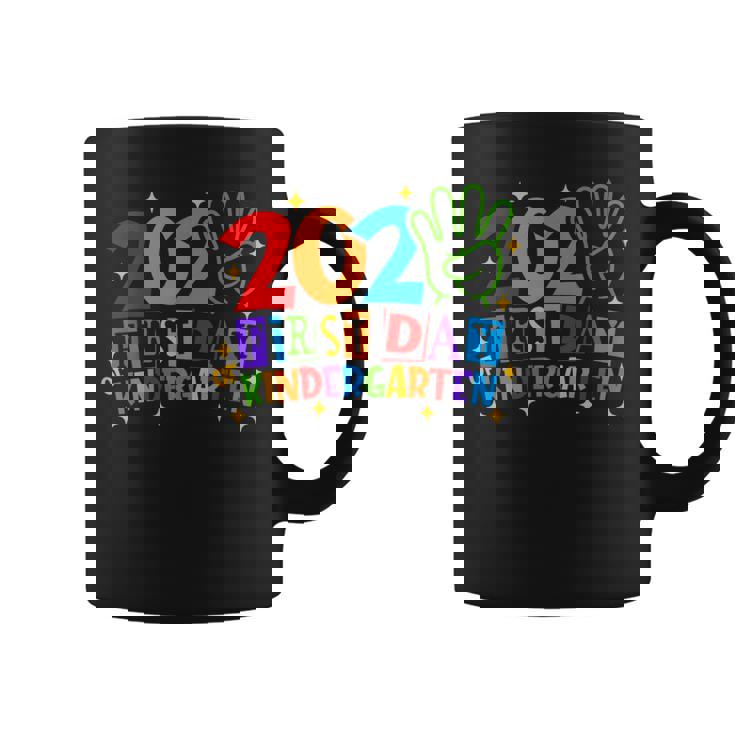 Back To School Happy First Day Of Kindergarten 2024 Coffee Mug