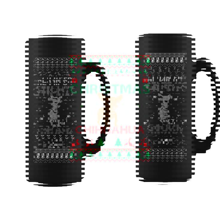 Chihuahua Ugly Christmas Sweaters Coffee Mug