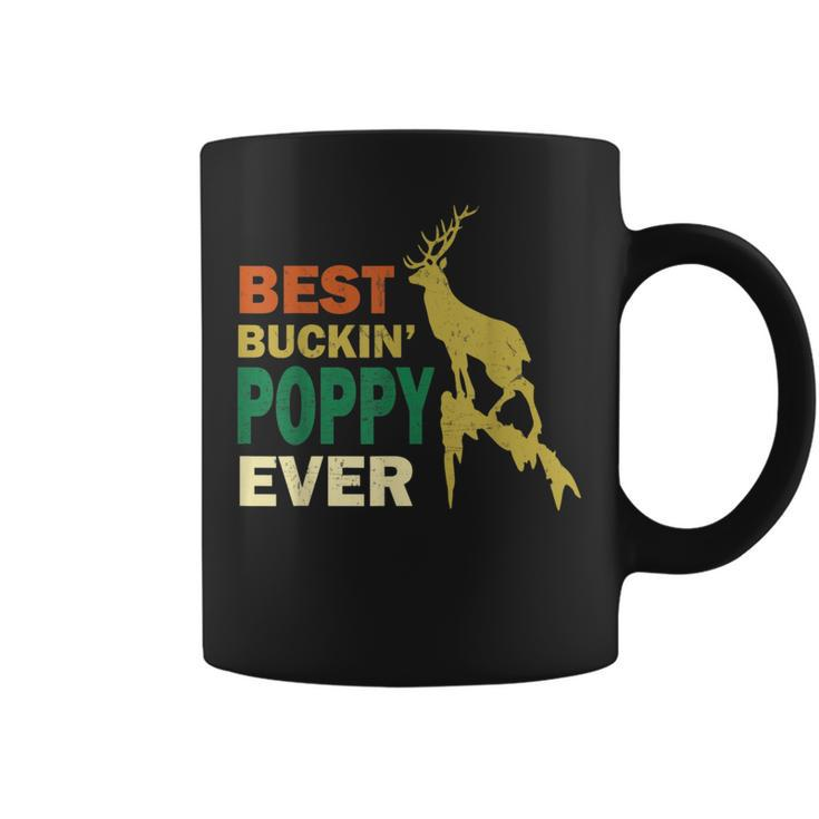 Fathers Day Hunting Best Buckin Poppy Ever Grandpa Coffee Mug