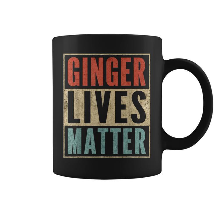 Ginger Lives Matter Retro Colours Redhead Tassen