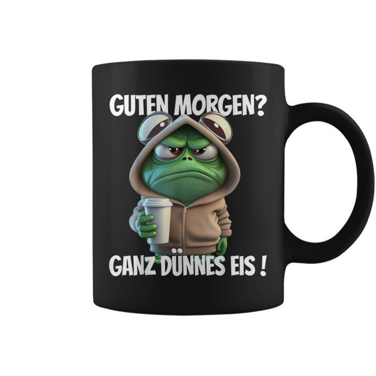 Guten Morgen Ganz Dünnes Eis Frog Motif Tassen