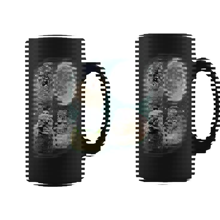 Hyrax With The Moon Meme Animal For Family Coffee Mug
