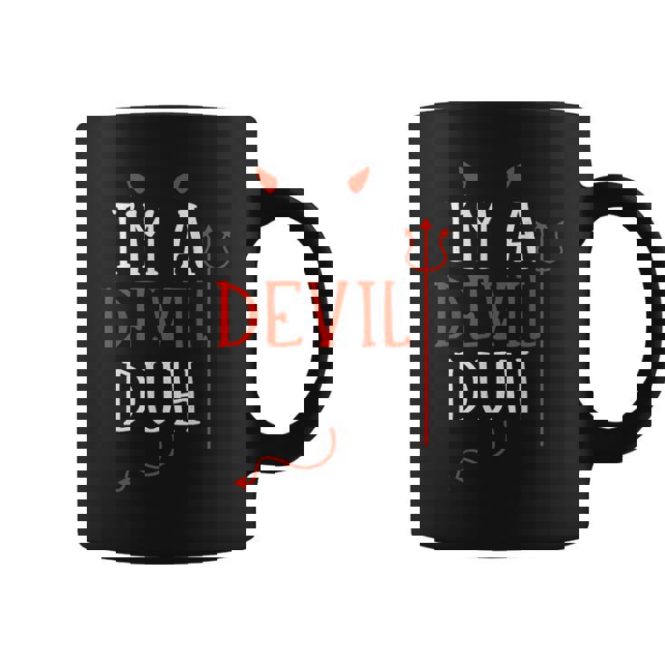 Lazy Easy Im A Devil Costume For Diy Halloween Party Coffee Mug