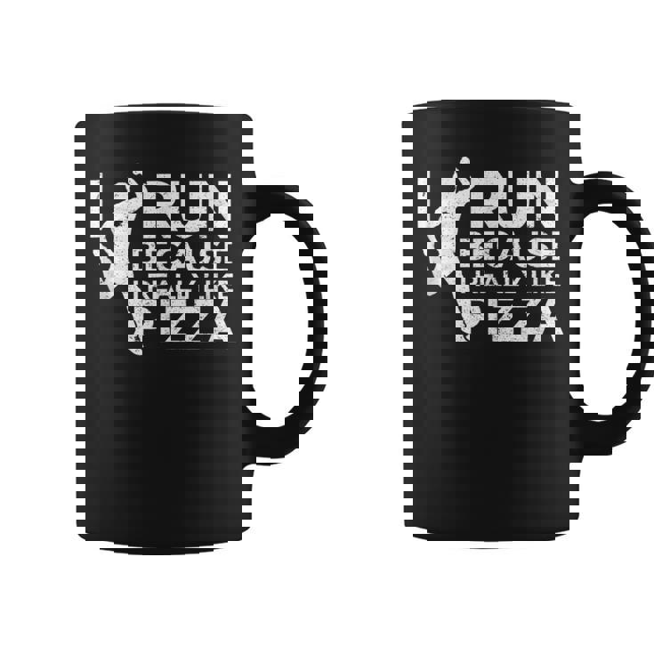 Marathon Cardio Running Pizza Lover Coffee Mug