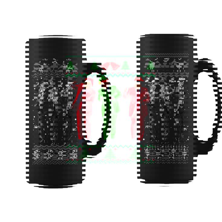 Trump Dance Elf Santa Christmas Ugly Sweater Xmas Coffee Mug