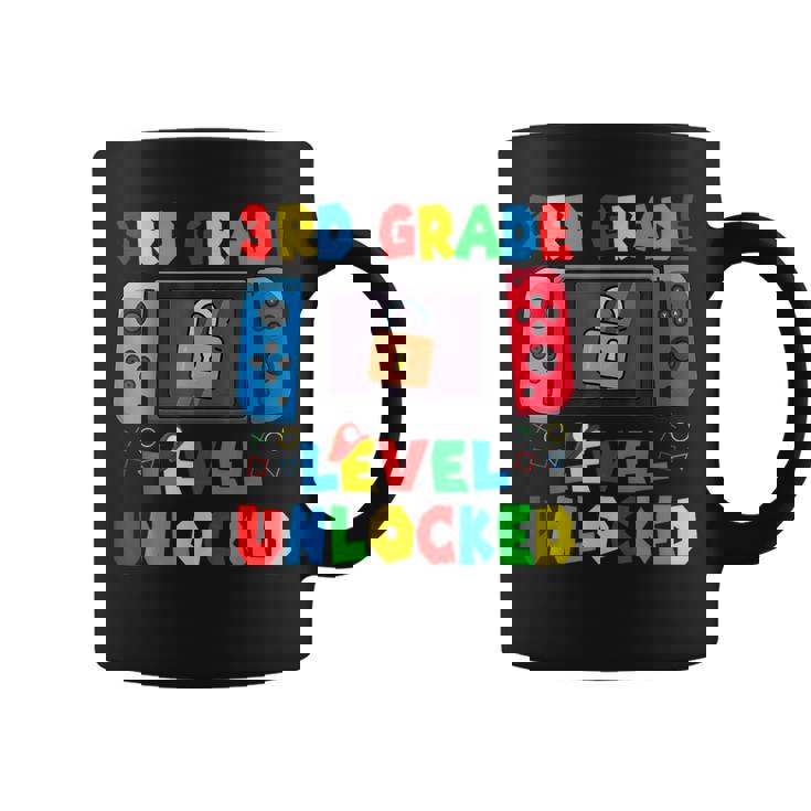 Game Gaming 3Rd Grade Level Unlocked First Day Boys Toddlers Coffee Mug
