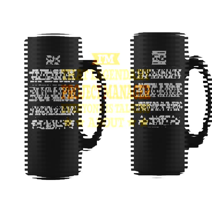 Gerente De Proyecto Título De Trabajo Empleado Project Manager Taza de café