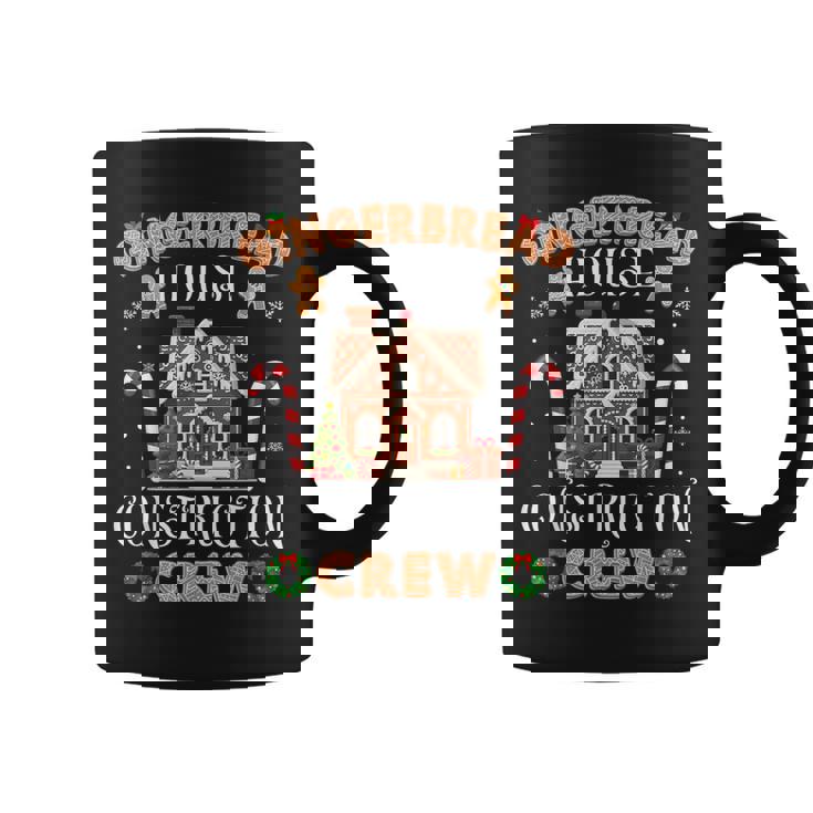 Gingerbread House Construction Crew Christmas Coffee Mug