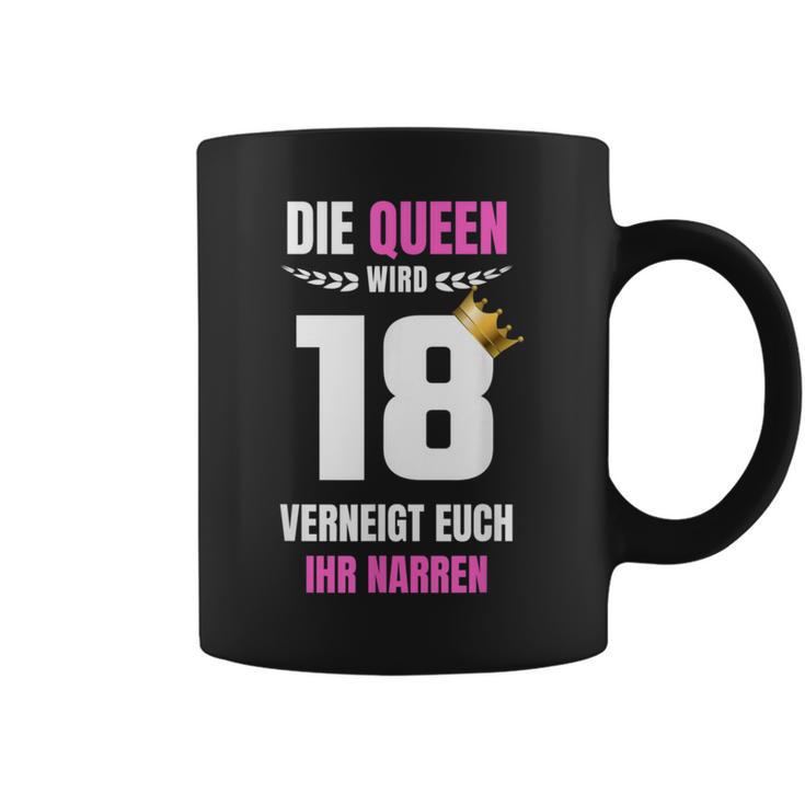 Girls' Die Queen Wird 18 Birthday Honour Tassen