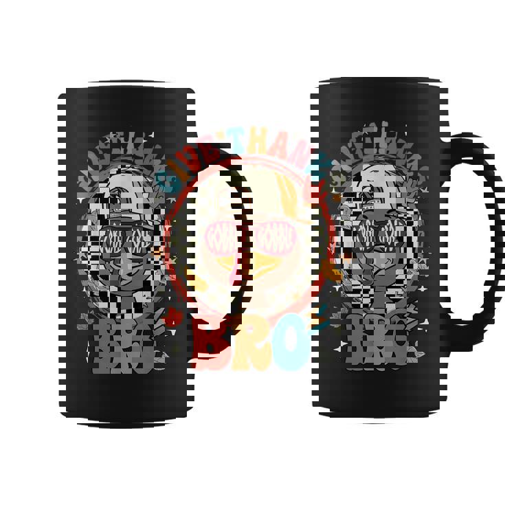 Give Thanks Bro Cute Turkey Toddler Thankful Thanksgiving Coffee Mug