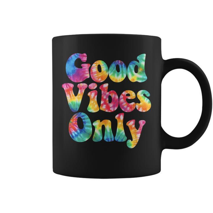 Good Vibes Only Awesome Summer Streetwear Tie Dye Coffee Mug