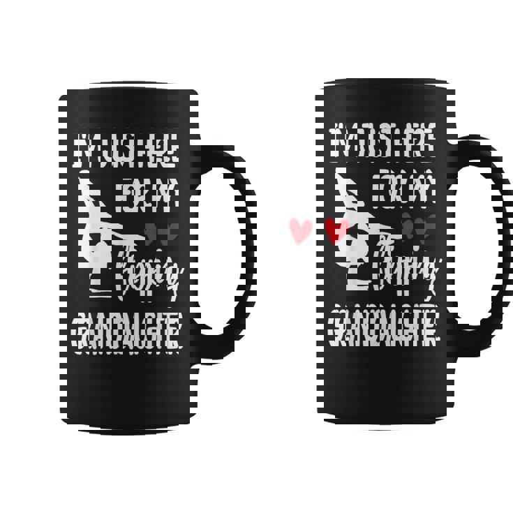 Here For My Granddaughter Gymnastics Grandma Of Gymnast Coffee Mug