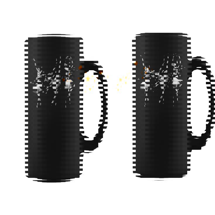 Halloween Dancing Skeleton Ballerina Ballet Girl Coffee Mug